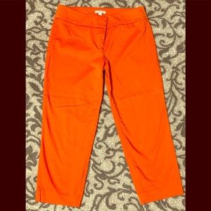 Loft Tangerine Dressy Capris